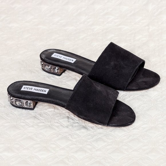 NWOT Steve Madden jewel slides - 10M - Picture 2 of 4